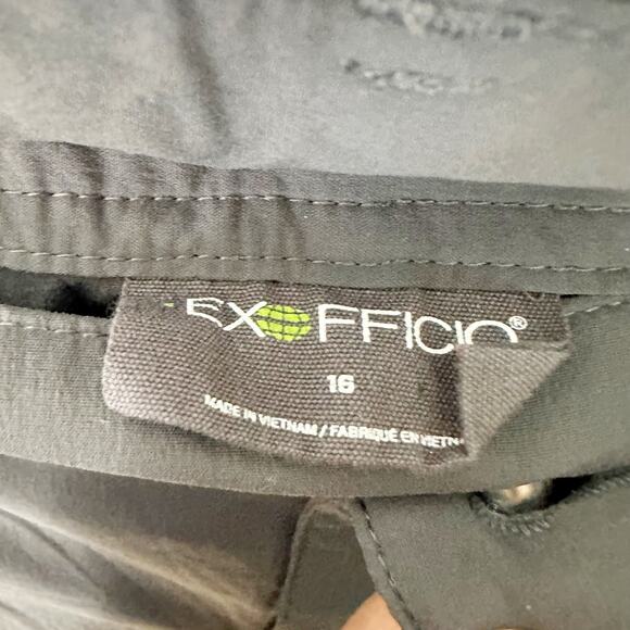 ExOfficio Women's Nomad Pants Hiking Dark Gray sz 16 - Picture 3 of 4